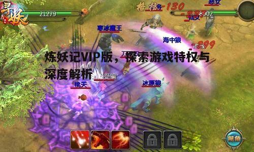 揭秘炼妖记VIP版，特权解析与深入体验